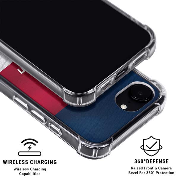 NBA Washington Wizards Jersey iPhone 16e Clear Case