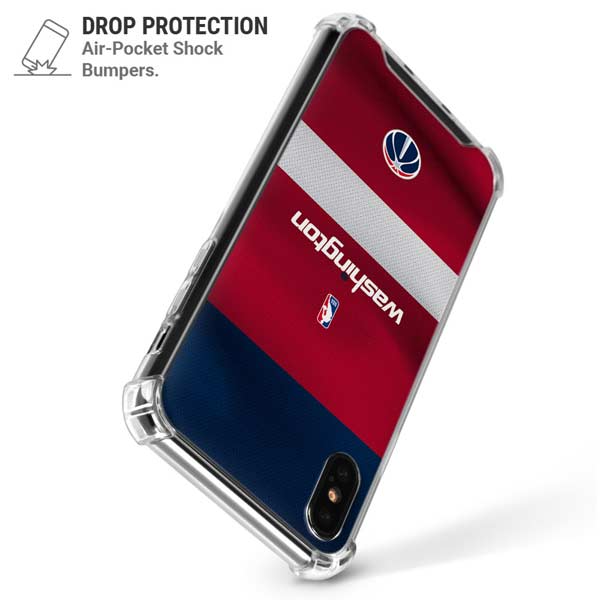 NBA Washington Wizards Jersey iPhone X/XS Clear Case