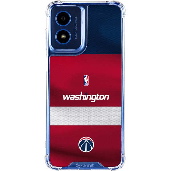 NBA Washington Wizards Jersey Moto G Play 4G (2024) Clear Case