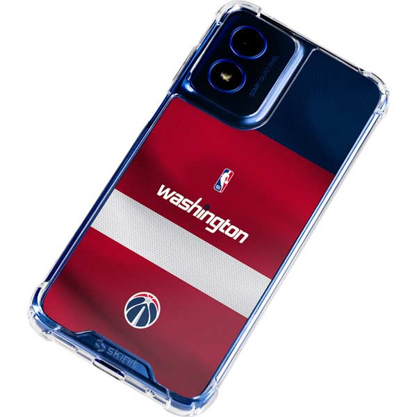NBA Washington Wizards Jersey Moto G Play 4G (2024) Clear Case