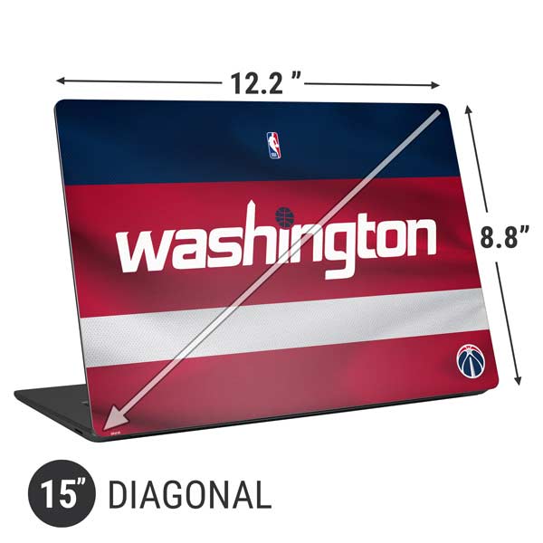 NBA Washington Wizards Jersey Universal Laptop 15in (12.2 x 8.8in) Skin