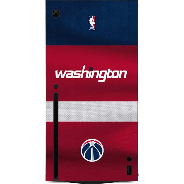 NBA Washington Wizards Jersey Xbox Series X Console Skin
