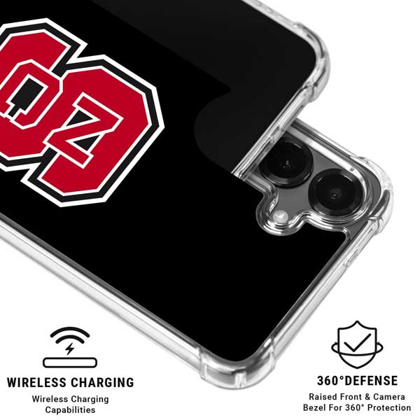 North Carolina State University Logo Galaxy S26 Plus Clear Case