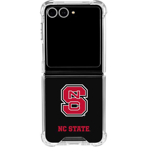 North Carolina State University Logo Galaxy Z Flip7 Clear Case
