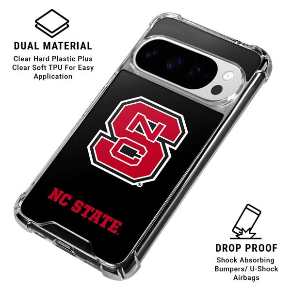 North Carolina State University Logo Google Pixel 10 Pro XL Clear Case