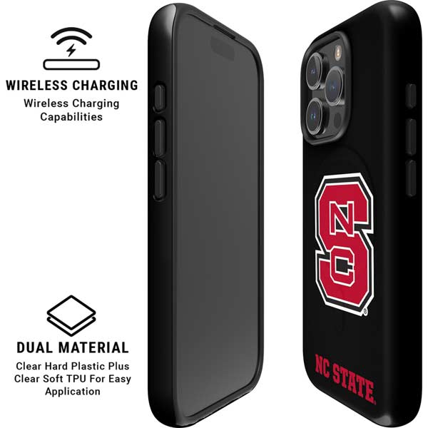 North Carolina State University Logo iPhone 16 Pro Magsafe Impact Case