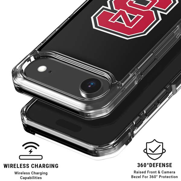 North Carolina State University Logo iPhone 17 Air Clear Case