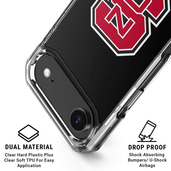 North Carolina State University Logo iPhone 17 Air Clear Case