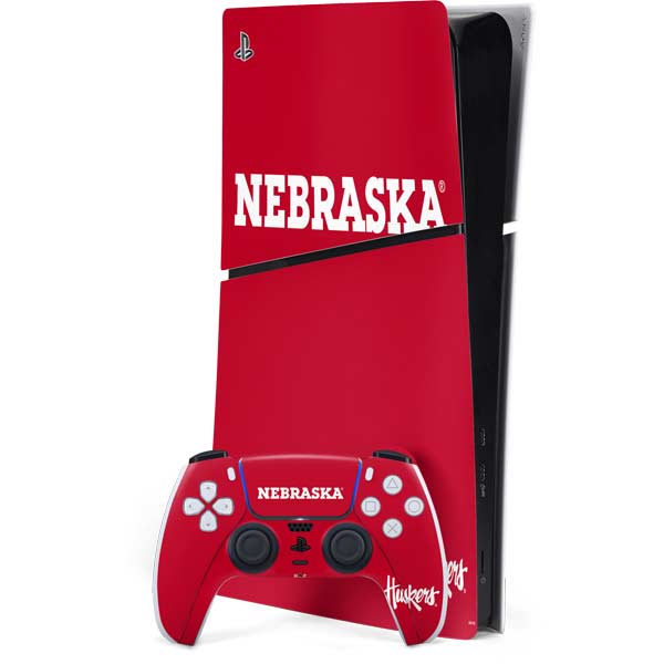 University of Nebraska Red PlayStation PS5 Skins