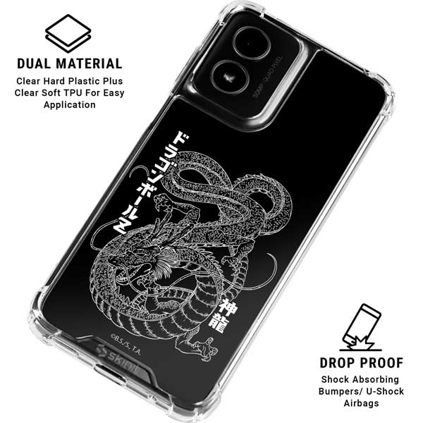 Dragon Ball Z Negative Shenron Moto G Power 5G (2024) Clear Case