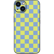 Neon Checkered iPhone 15 Skin