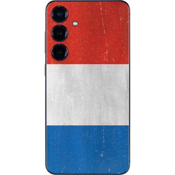 Netherlands Flag Distressed Galaxy S25 Plus Skin