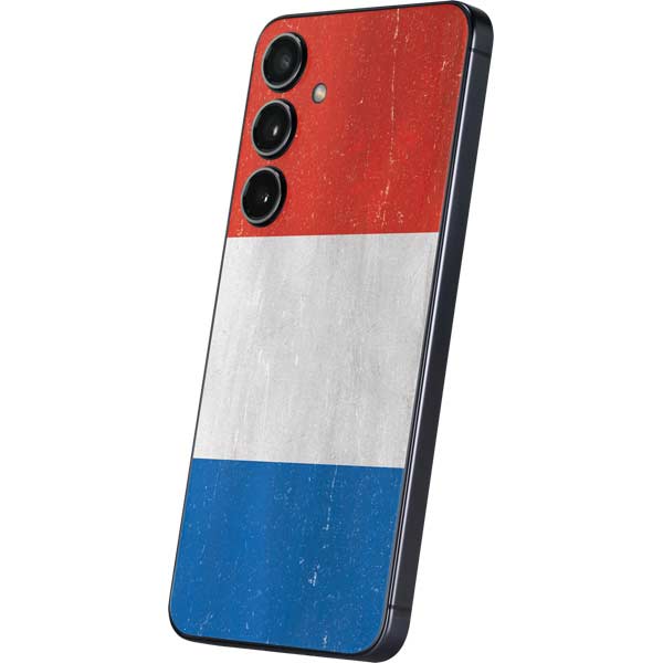 Netherlands Flag Distressed Galaxy S24 Plus Skin