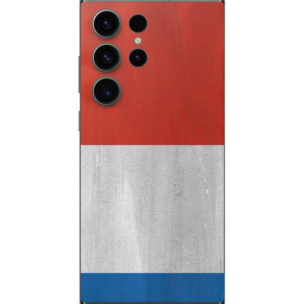 Netherlands Flag Distressed Galaxy S24 Ultra Skin