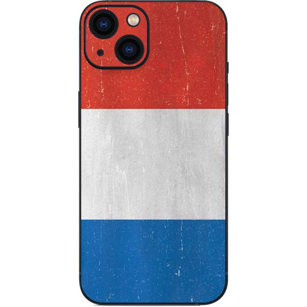 Netherlands Flag Distressed iPhone Skins
