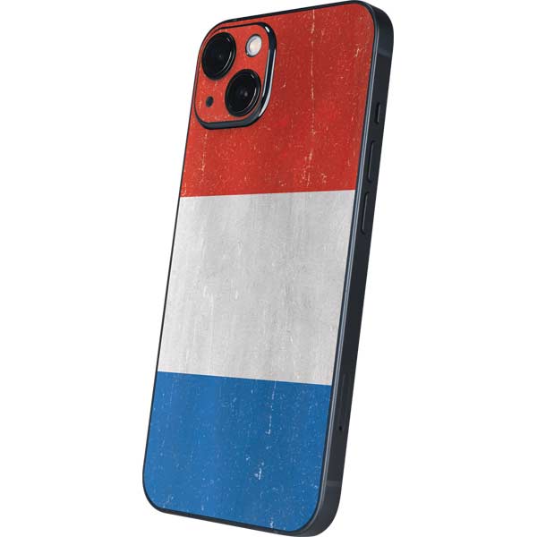 Netherlands Flag Distressed iPhone Skins