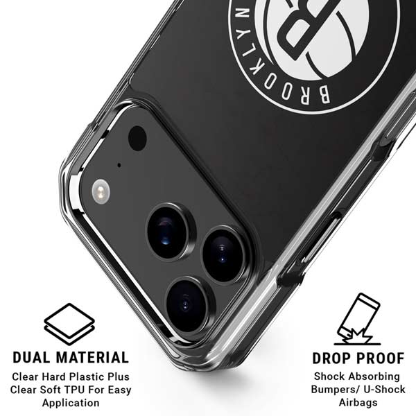 NBA Brooklyn Nets Distressed iPhone 17 Pro Max MagSafe Case