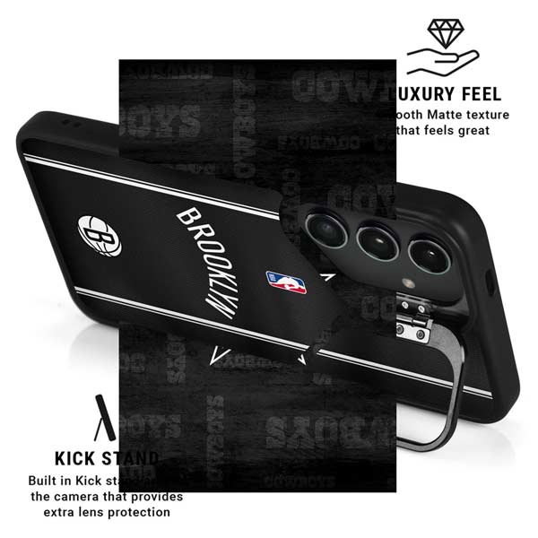 NBA Brooklyn Nets Jersey Galaxy S26 Ultra Kickstand Case