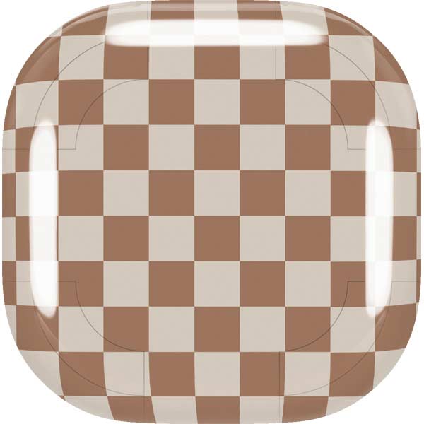 Neutral Checkered Galaxy Buds Live Skin