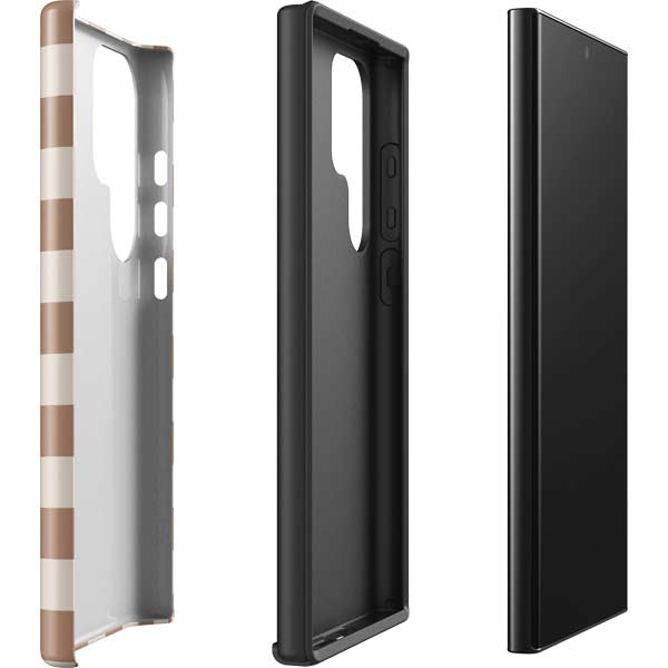 Neutral Checkered Galaxy S25 Ultra Impact Case