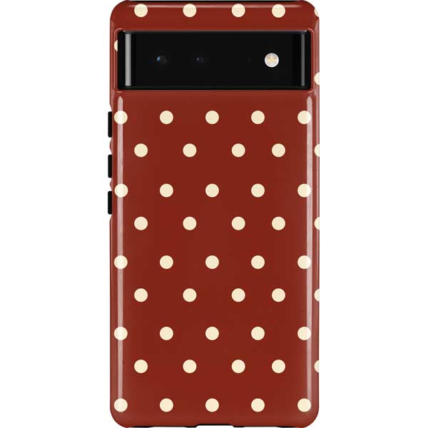 Neutral Polka Dots Pixel Cases