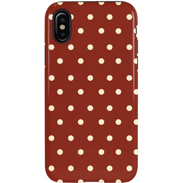 Neutral Polka Dots iPhone Cases
