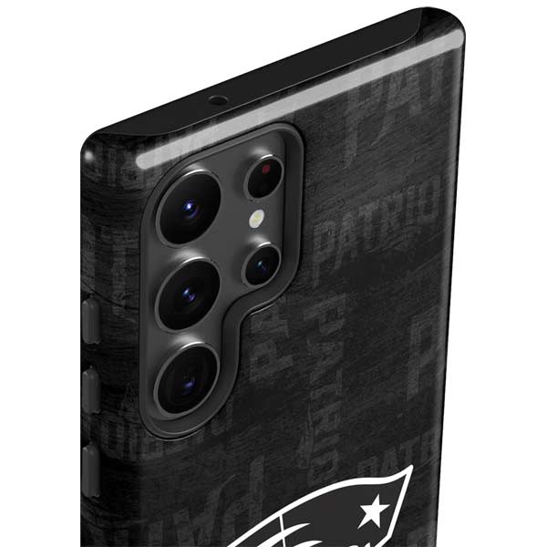 NFL New England Patriots Black & White Galaxy S23 Ultra Pro Case