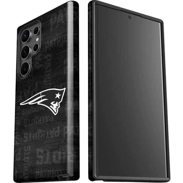 NFL New England Patriots Black & White Galaxy S23 Ultra Pro Case