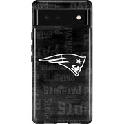 NFL New England Patriots Black & White Pixel Cases