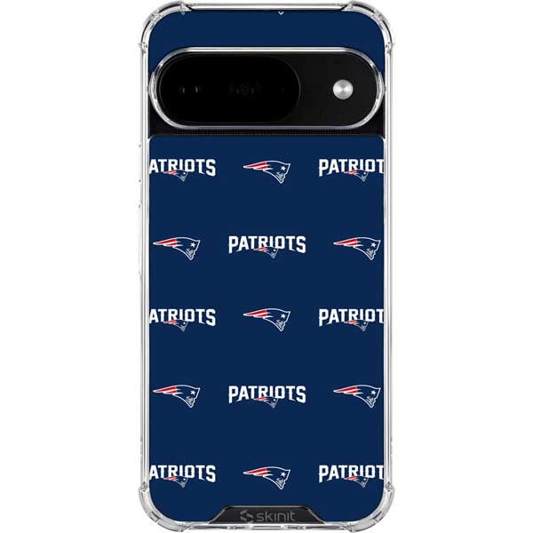 NFL New England Patriots Blitz Series Google Pixel 10 Clear Case