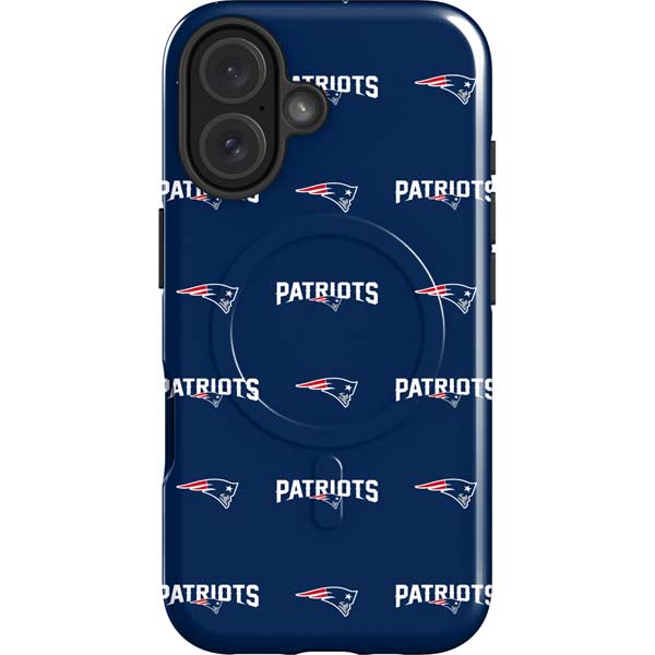 NFL New England Patriots Blitz Series iPhone 16 Magsafe Impact Case