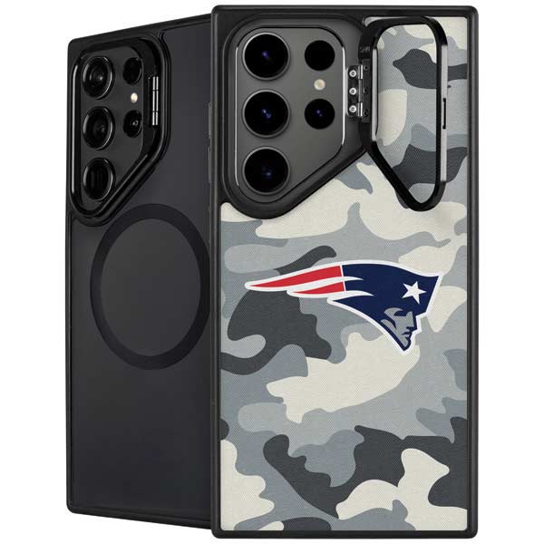 NFL New England Patriots Camo Galaxy S26 Ultra Kickstand Case
