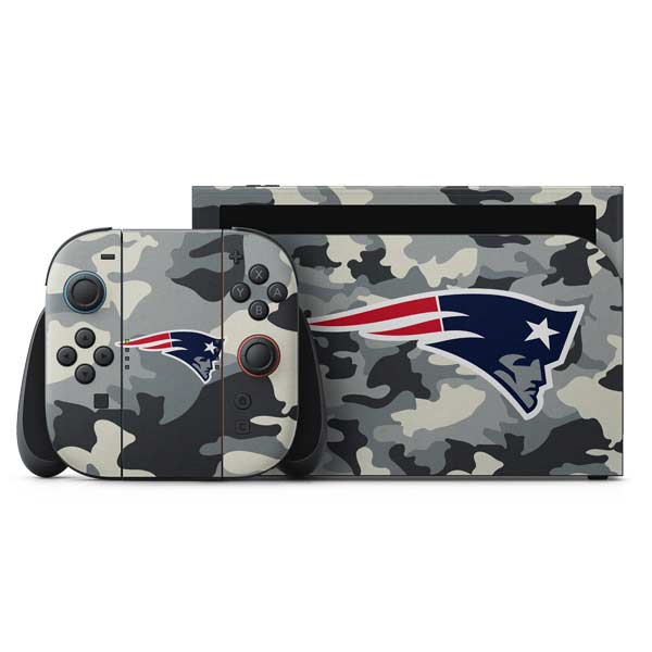 NFL New England Patriots Camo Nintendo Skins
