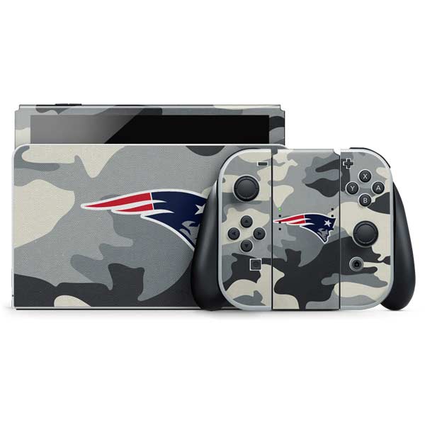 NFL New England Patriots Camo Nintendo Skins