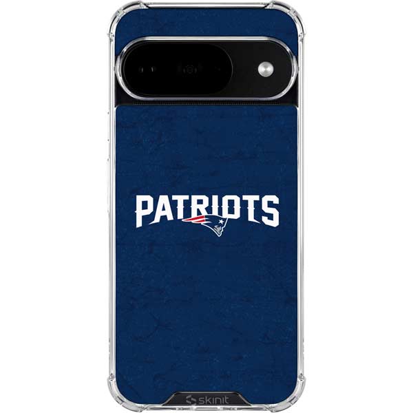 NFL New England Patriots Distressed Google Pixel 10 Clear Case