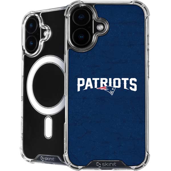 NFL New England Patriots Distressed iPhone 17 MagSafe Case