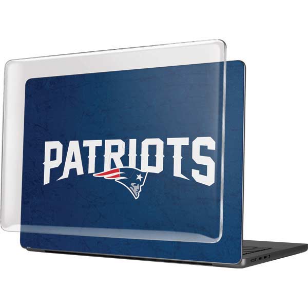 NFL New England Patriots Distressed MacBook Pro 14in (2021-24) Case plus Skin