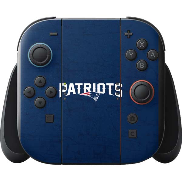 NFL New England Patriots Distressed Nintendo Switch 2 (2025) with Joy-Con Skin
