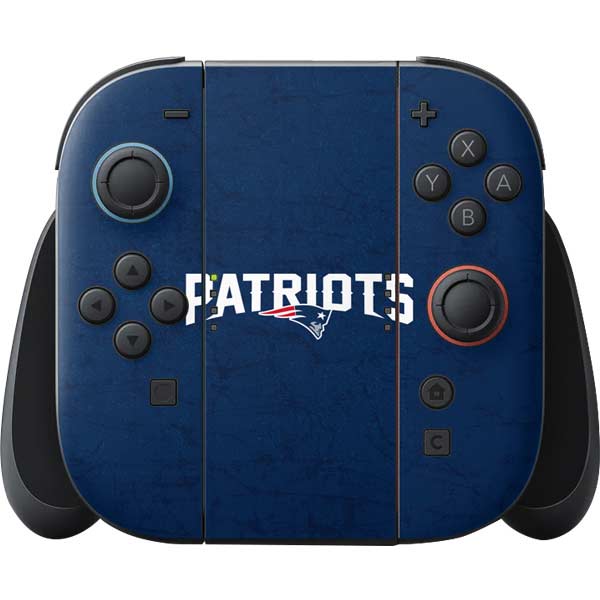 NFL New England Patriots Distressed Nintendo Skins