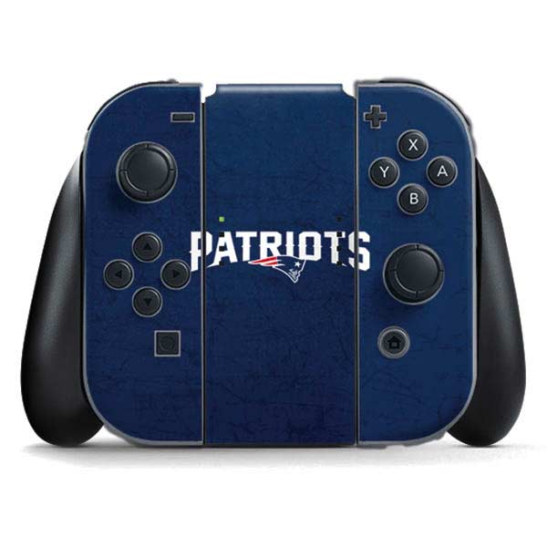 NFL New England Patriots Distressed Nintendo Skins