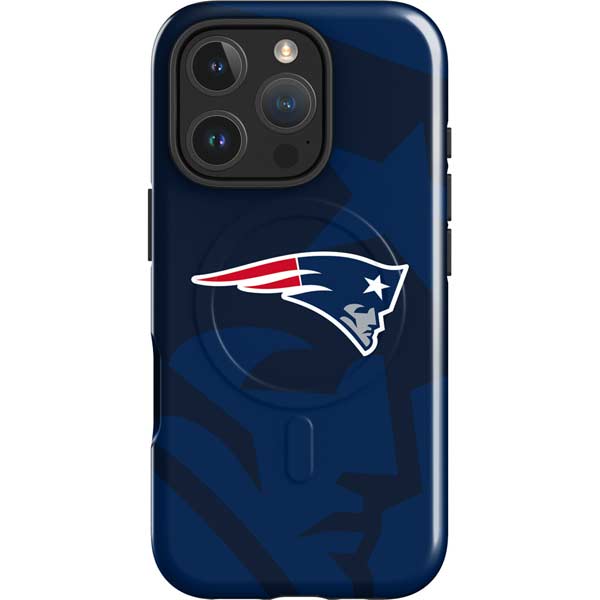 NFL New England Patriots Double Vision iPhone 16 Pro Max Magsafe Impact Case