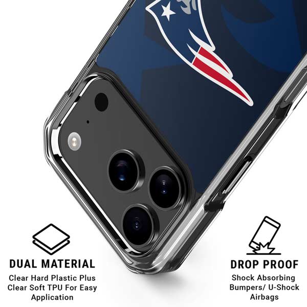 NFL New England Patriots Double Vision iPhone 17 Pro MagSafe Case