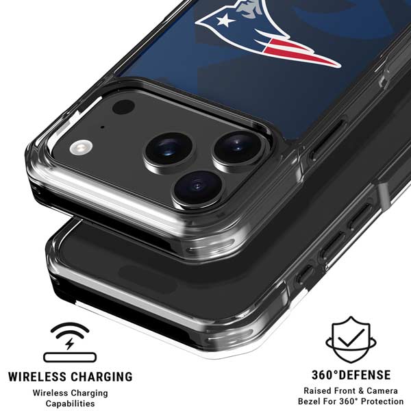 NFL New England Patriots Double Vision iPhone 17 Pro Max MagSafe Case