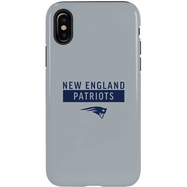 NFL New England Patriots Grey Performance Series iPhone XS Pro Case