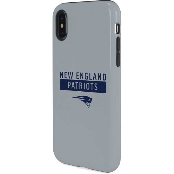 NFL New England Patriots Grey Performance Series iPhone XS Pro Case