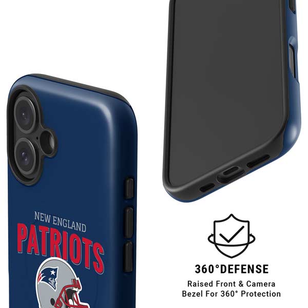 NFL New England Patriots Helmet iPhone 16 Plus Magsafe Impact Case