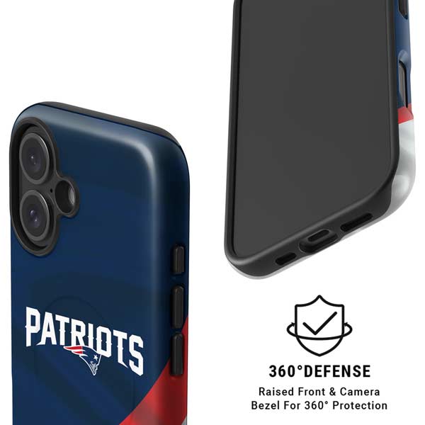 NFL New England Patriots iPhone 16 Plus Magsafe Impact Case