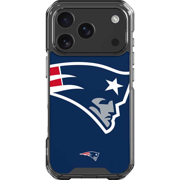 NFL New England Patriots Large Logo iPhone 17 Pro Clear Case