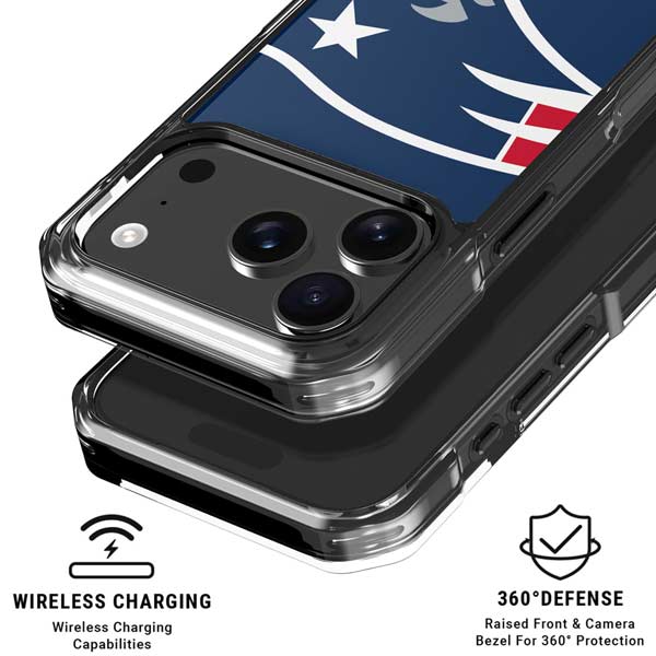 NFL New England Patriots Large Logo iPhone 17 Pro Max MagSafe Case