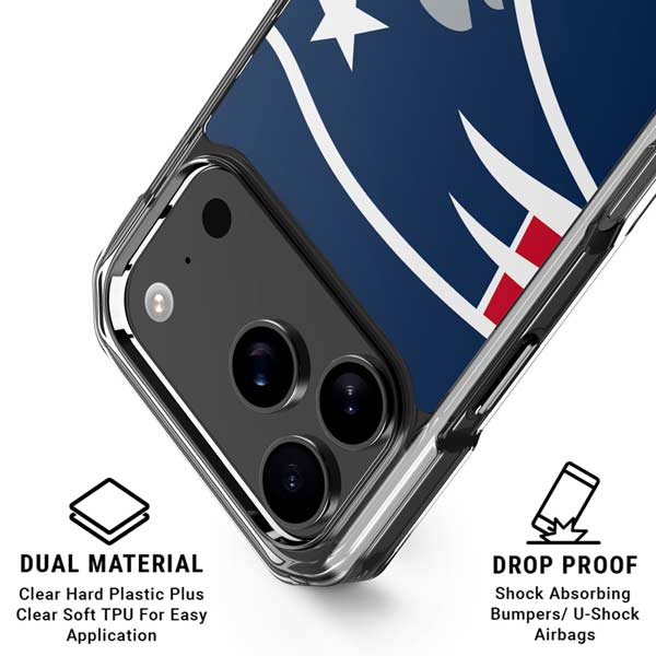 NFL New England Patriots Large Logo iPhone 17 Pro Max MagSafe Case